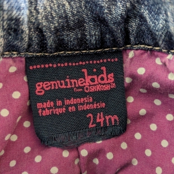 Oshkosh Genuine Kids Denim Jean Jacket 24m - Picture 3 of 3